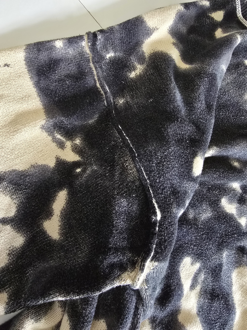 NATURAL LIFE Black & Cream Oversized Sweater - Picture 7 of 9